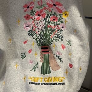 Dandy Gift Giving Sweatsuit Hoodie (M)  and Sweatpants (S) - Pants are NWT